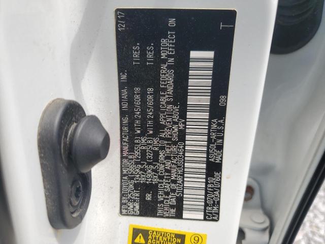 2018 TOYOTA HIGHLANDER - 5TDZARFH0JS034640
