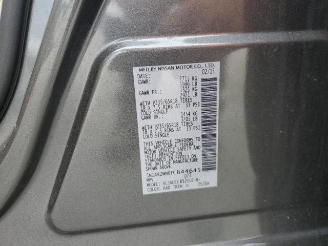 2015 NISSAN PATHFINDER - 5N1AR2MN0FC644645