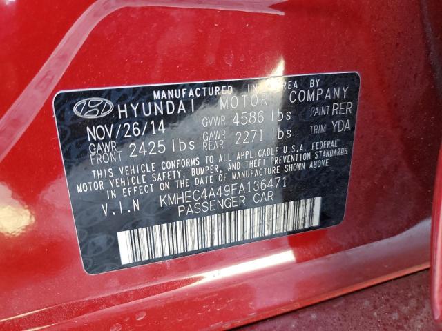 2015 HYUNDAI SONATA HYB - KMHEC4A49FA136471