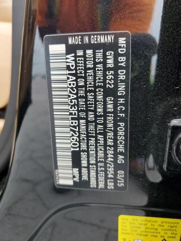 2015 PORSCHE MACAN S - WP1AB2A53FLB72601