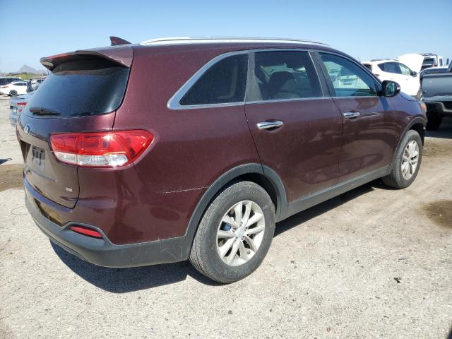 KIA SORENTO LX 2017 maroon  gas 5XYPG4A32HG262926 photo #4