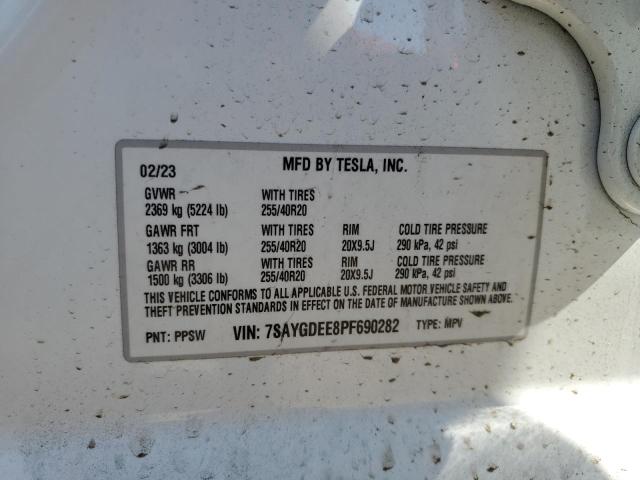 2023 TESLA MODEL Y - 7SAYGDEE8PF690282