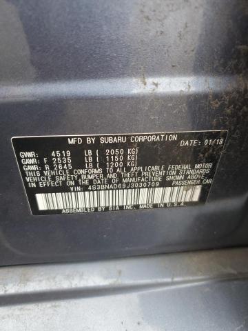 2018 SUBARU LEGACY 2.5 - 4S3BNAD69J3030709