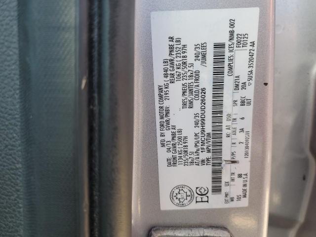 2013 FORD ESCAPE SEL - 1FMCU9H99DUD26026