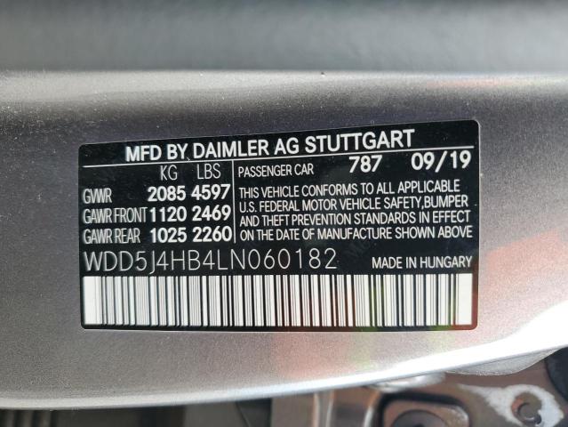 2020 MERCEDES-BENZ CLA 250 4M WDD5J4HB4LN060182