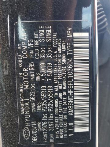 2015 HYUNDAI SANTA FE G - KM8SNDHF9FU103604