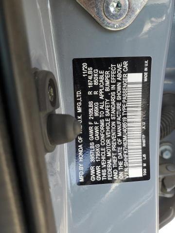 2021 HONDA CIVIC EX - SHHFK7H63MU408519