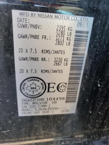 2024 NISSAN MURANO SL 5N1AZ2CS4RC104498