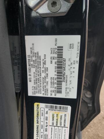 2016 FORD FUSION S - 3FA6P0G75GR332587