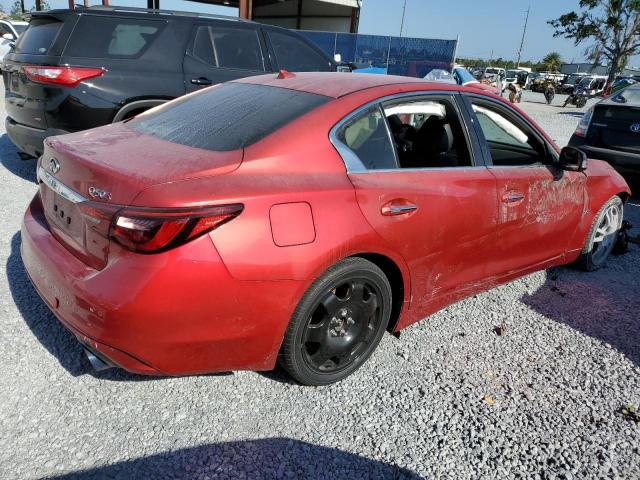 Vin: jn1fv7ap1jm460510, lot: 53756065, infiniti q50 red sport 400 20183