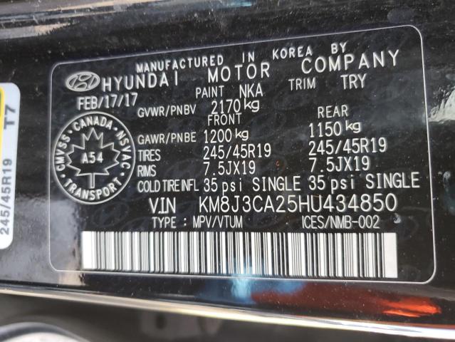 2017 HYUNDAI TUCSON LIM - KM8J3CA25HU434850