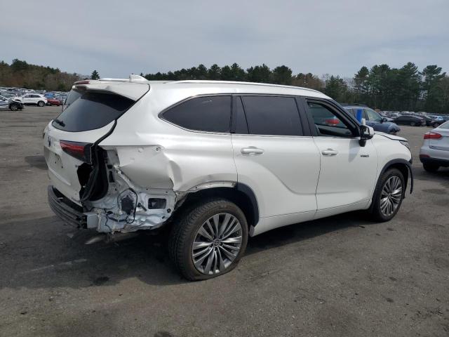 Vin: 5tdebrch2ms014779, lot: 53320215, toyota highlander hybrid platinum 20213