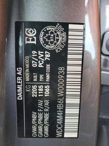 2020 MERCEDES-BENZ GLB 250 4M WDC4M4HB6LW000938