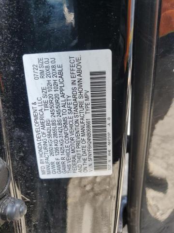 2022 HONDA PILOT SE 5FNYF6H24NB068661