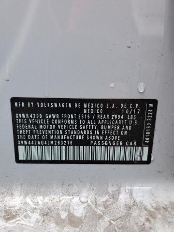 2018 VOLKSWAGEN GTI S/SE - 3VW447AU4JM263216