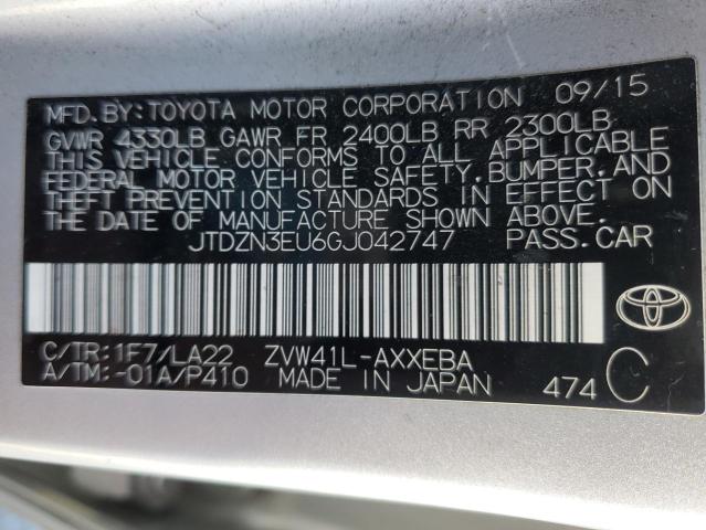 2016 TOYOTA PRIUS V - JTDZN3EU6GJ042747