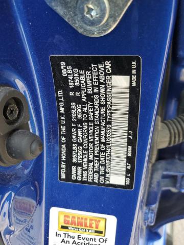 2020 HONDA CIVIC SPOR - SHHFK7H41LU203570