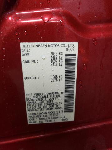 2022 NISSAN ALTIMA SL - 1N4BL4EW5NN401113