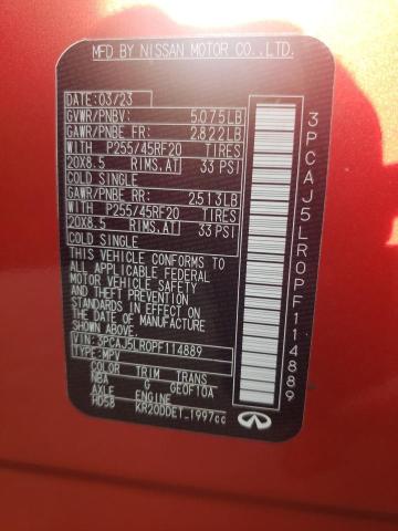 2023 INFINITI QX55 SENSO 3PCAJ5LR0PF114889