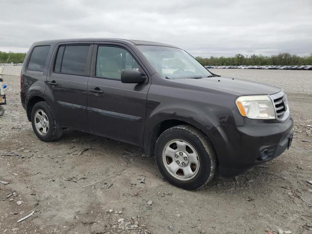 Vin: 5fnyf3h22fb004991, lot: 53854325, honda pilot lx 20154