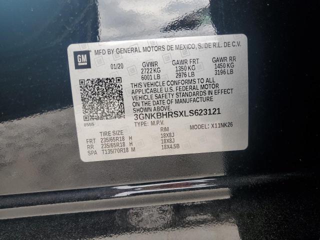 2020 CHEVROLET BLAZER 2LT 3GNKBHRSXLS623121