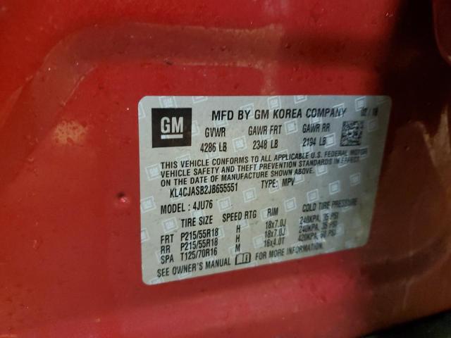 2018 BUICK ENCORE PRE - KL4CJASB2JB655551