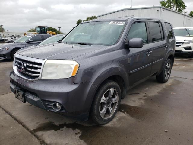HONDA PILOT SE 2015 charcoal  gas 5FNYF4H31FB014376 photo #1