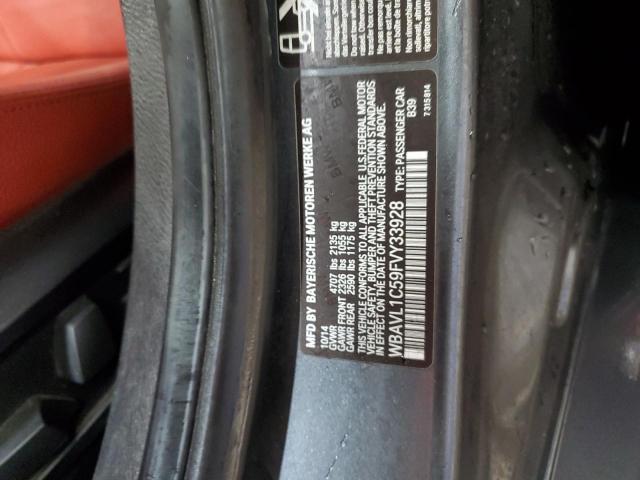 2015 BMW X1 XDRIVE2 - WBAVL1C59FVY33928