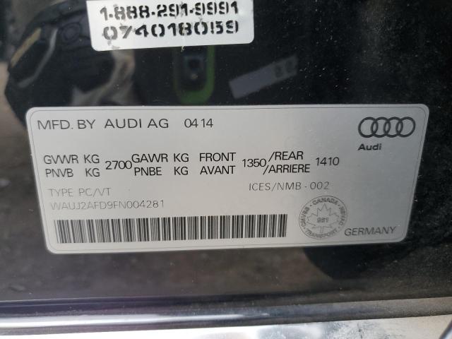 2015 AUDI A8 QUATTRO WAUJ2AFD9FN004281