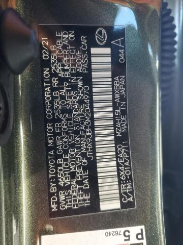 2021 LEXUS UX 250H - JTHX9JBH3M2044970
