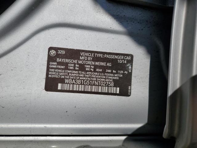 2015 BMW 320 I WBA3B1G51FNT02758