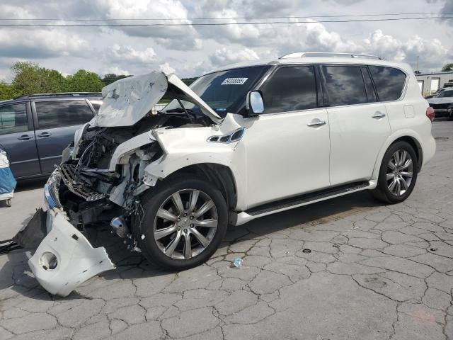 INFINITI QX56 2012 white  gas JN8AZ2NE8C9023704 photo #1