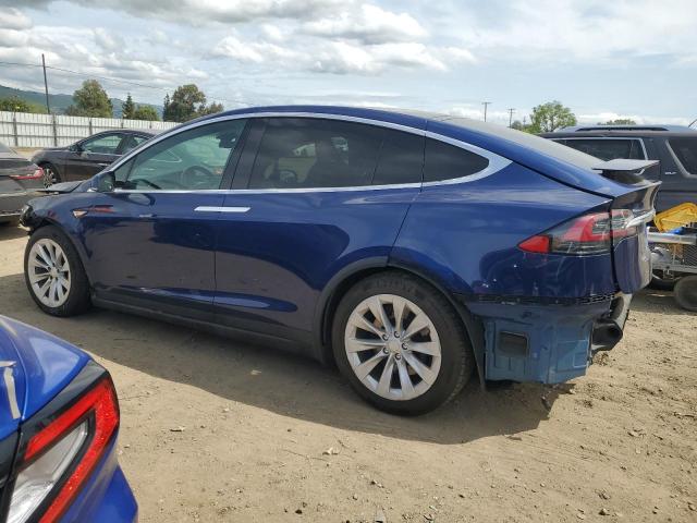 TESLA MODEL X 2016 blue 4dr spor electric 5YJXCBE25GF002639 photo #3