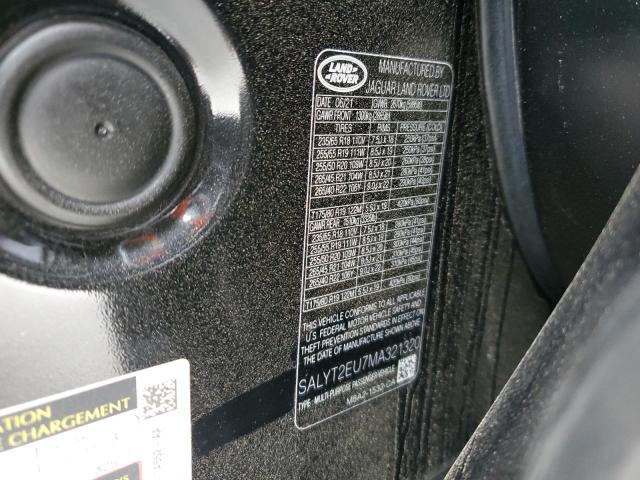 2021 LAND ROVER RANGE ROVE - SALYT2EU7MA321320