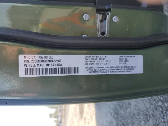 2021 DODGE CHARGER SX 2C3CDXBG9MH632666