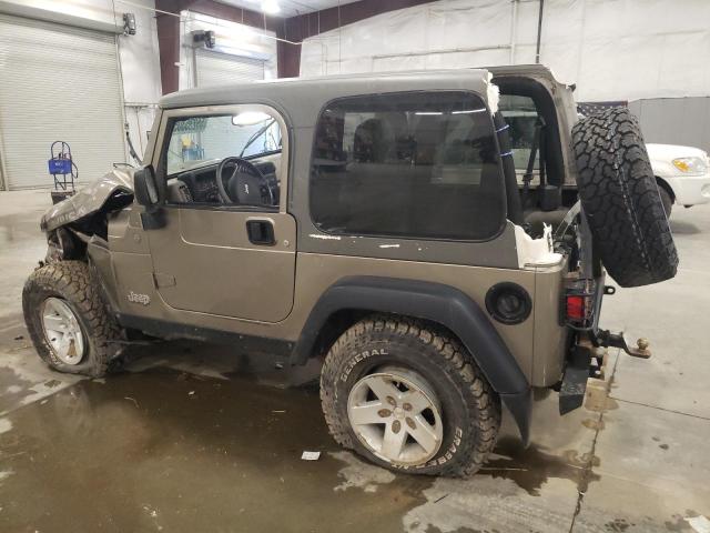 JEEP WRANGLER 2004 tan  gas 1J4FA69S44P784141 photo #3