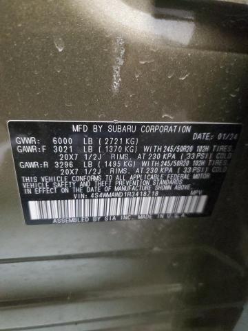 2024 SUBARU ASCENT TOU 4S4WMAWD1R3418718