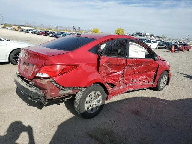 HYUNDAI ACCENT SE 2016 red  gas KMHCT4AE8GU109195 photo #4
