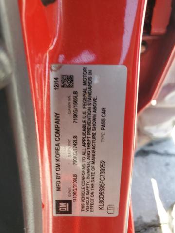 2015 CHEVROLET SPARK 1LT - KL8CD6S95FC739252