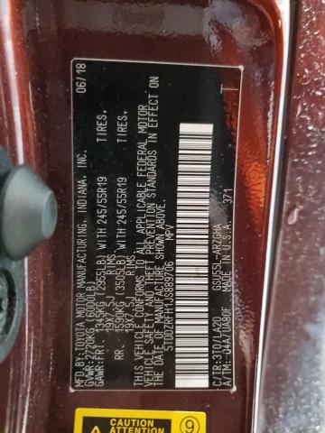 2018 TOYOTA HIGHLANDER - 5TDDZRFH1JS889706