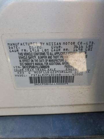 2020 NISSAN KICKS S - 3N1CP5BV1LL500029