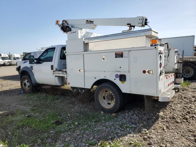 FORD F450 SUPER 2008 white  gas 1FD4F46Y48EE00061 photo #3