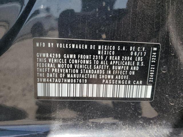 2017 VOLKSWAGEN GTI S/SE - 3VW447AU7HM067619