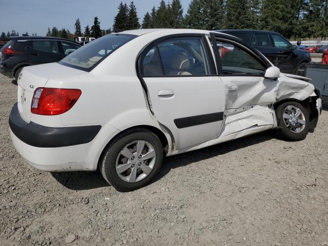 KIA RIO BASE 2009 white  gas KNADE223896456292 photo #4