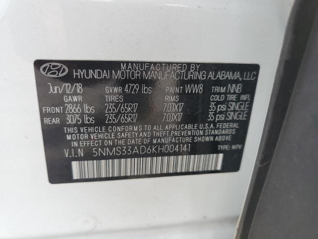 2019 HYUNDAI SANTA FE S - 5NMS33AD6KH004141