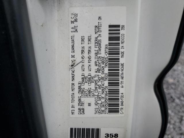 2022 TOYOTA TACOMA ACC - 3TYRX5GN5NT064738