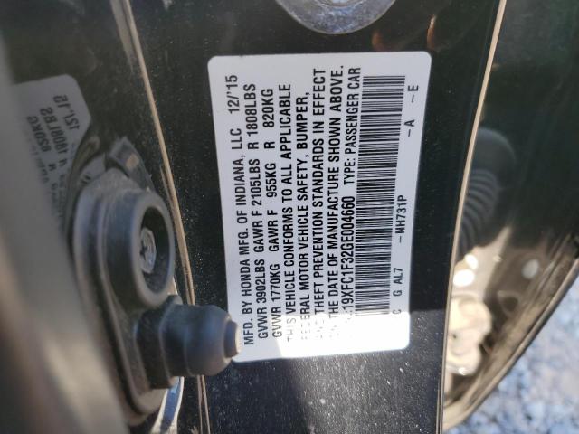 2016 HONDA CIVIC EX - 19XFC1F32GE004660