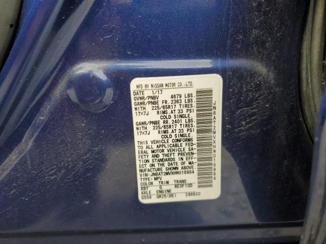 2017 NISSAN ROGUE S - JN8AT2MVXHW018984