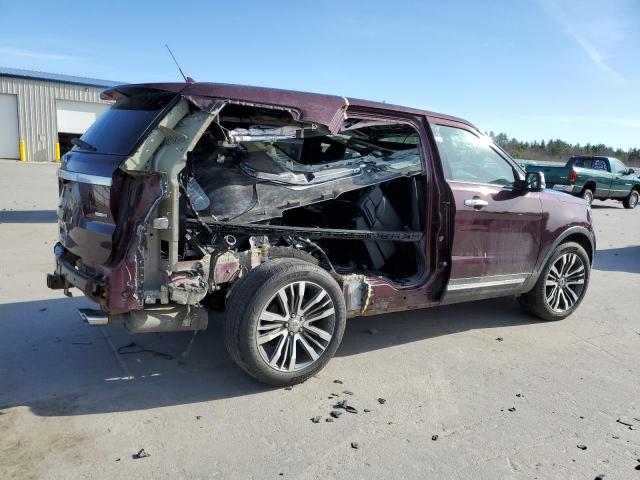 Vin: 1fm5k8ht9kga01652, lot: 52686185, ford explorer platinum 20193