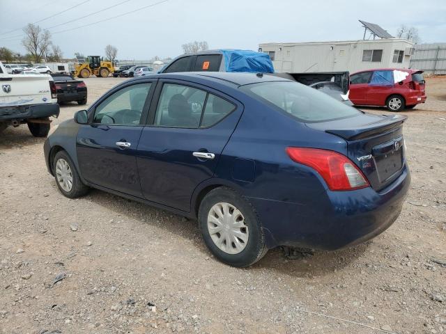 NISSAN VERSA S 2013 blue sedan 4d gas 3N1CN7AP3DL890542 photo #3